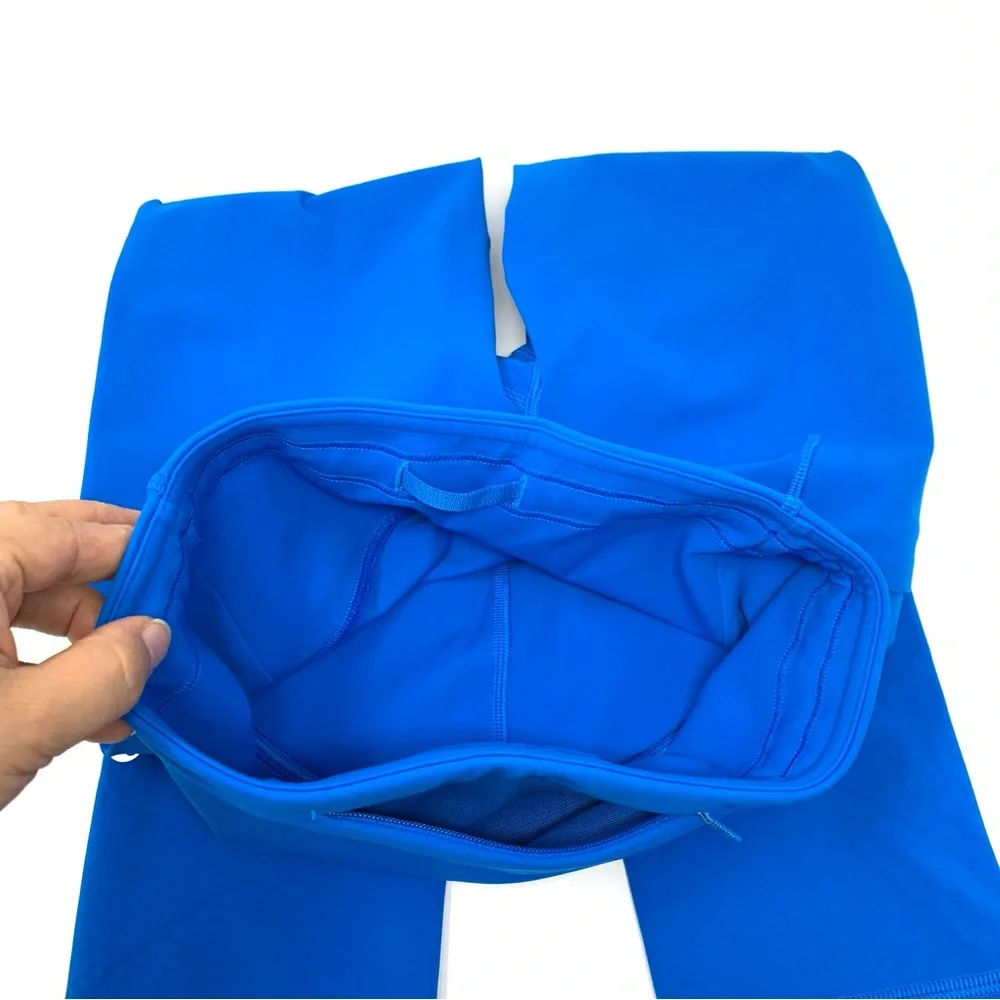 Lululemon Athletica Swift Speed High-Rise Crop 21” Poolside Blue Leggings size 2 - Picture 12 of 14
